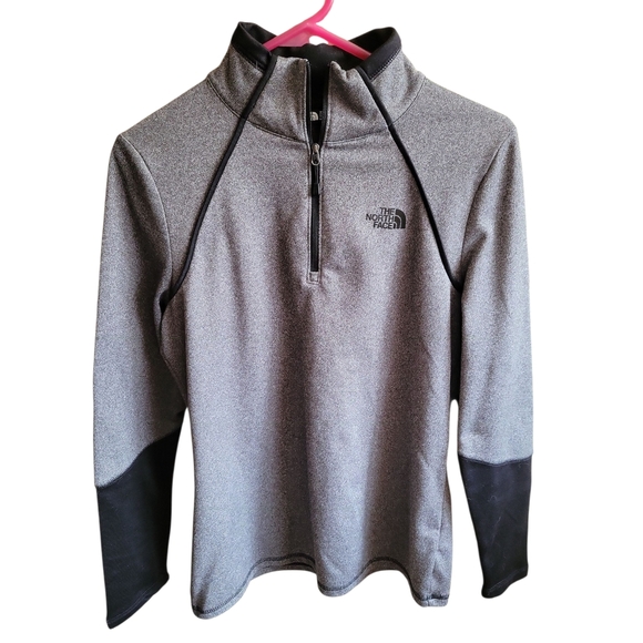 The North Face Women's Black and Gray Zip-Up Sweater - Picture 1 of 2